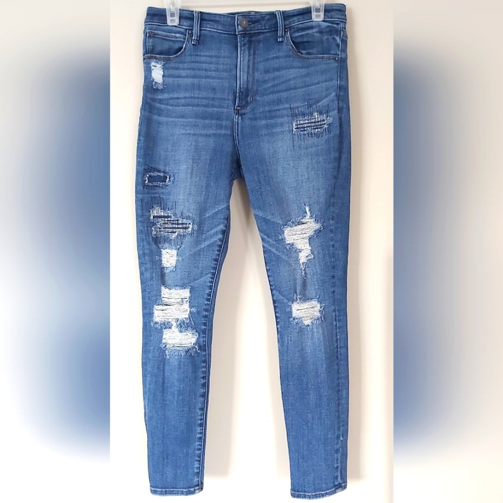 Abercrombie & Fitch Simone high rise super skinny sz 29/8s